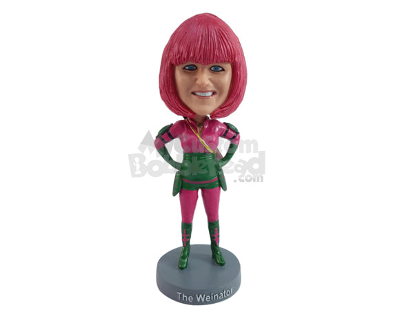 Custom Bobblehead Cool girl wearing a nice Cosplay outfit ready to row - Leisure & Casual Casual Females Personalized Bobblehead & Action Figure Custom Bobblehead Cool girl wearing a nice Cosplay outfit ready to row - Leisure & Casual Casual Females Personalized Bobblehead & Action Figure
